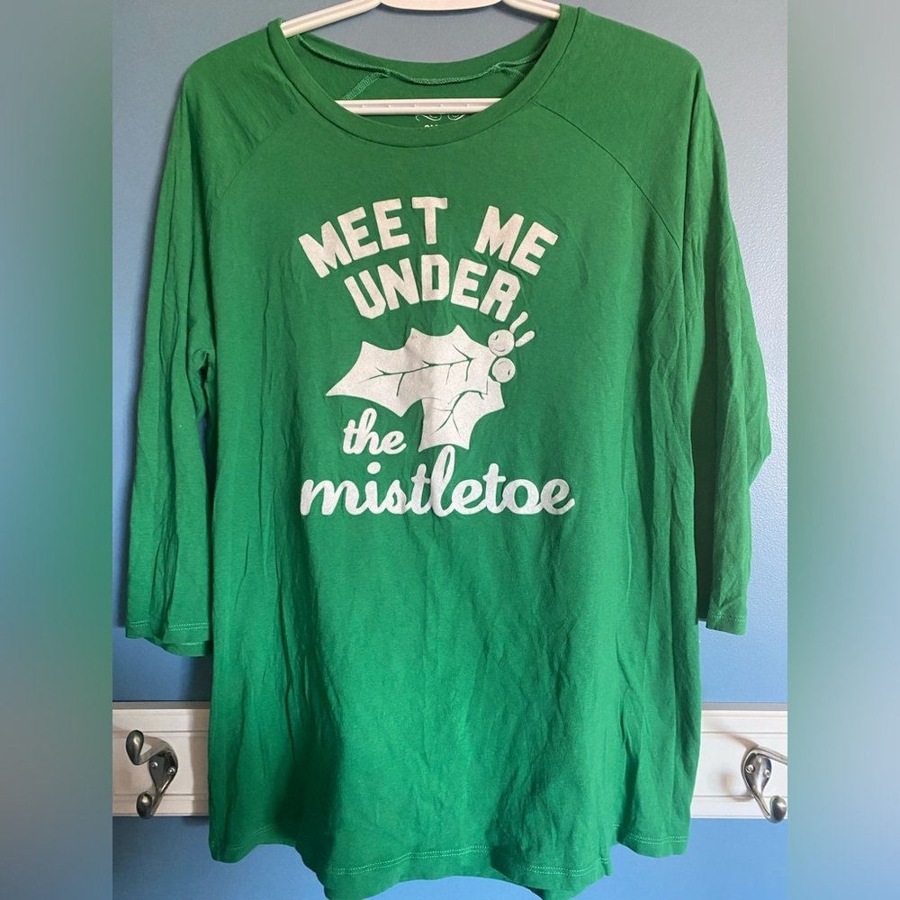 Christmas 3/4 sleeve tee